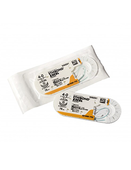 Ethibond Excel® Polyester Suture with 3/8 Circle Taper Point Double Needle