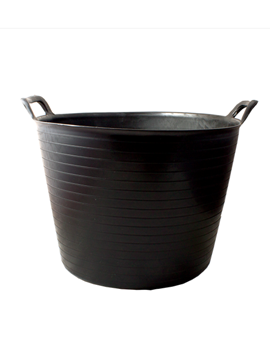 42L Flexible Black Bucket